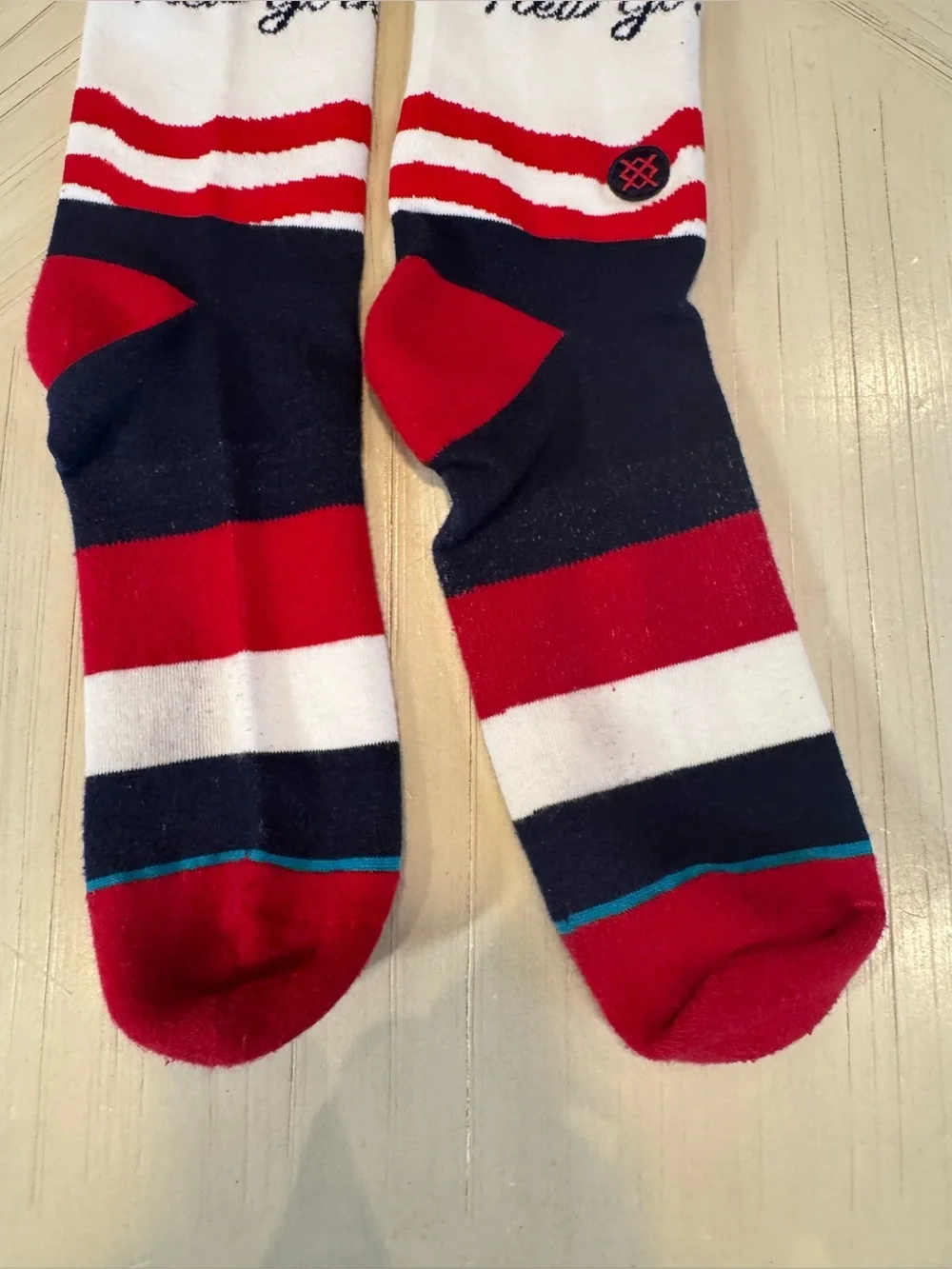 Stance New York Yankees Stars & Bars Crew Socks Red White Blue - Adult 9-12